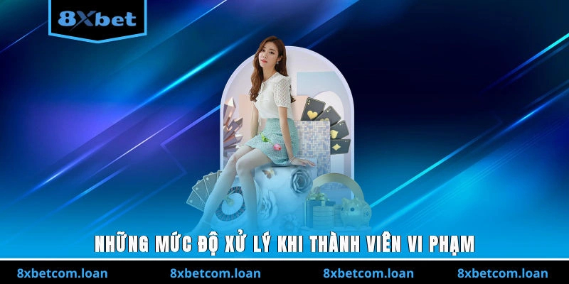 Những mức độ xử lý khi thành viên 8XBET vi phạm